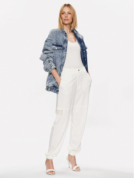 Liu Jo Sport Liu Jo Sport Melegítő alsó TA3156 J5942 Fehér Regular Fit