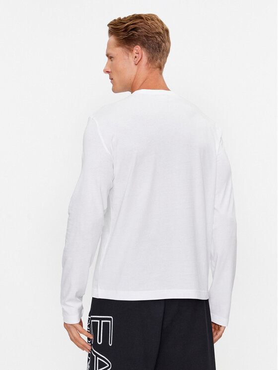 EA7 Emporio Armani EA7 Emporio Armani Longsleeve 6RPT04 PJFFZ 1100 Bianco Regular Fit