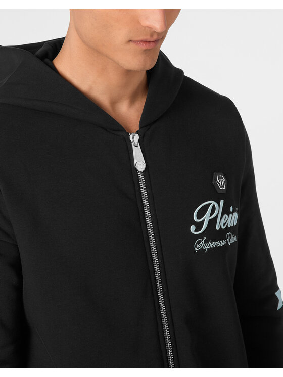 PHILIPP PLEIN PHILIPP PLEIN Bluza 24341 Czarny Athletic Fit