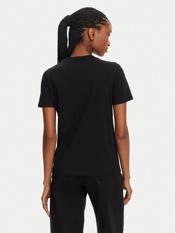 Versace Jeans Couture Versace Jeans Couture Tricou 78HAHE02 Negru Regular Fit