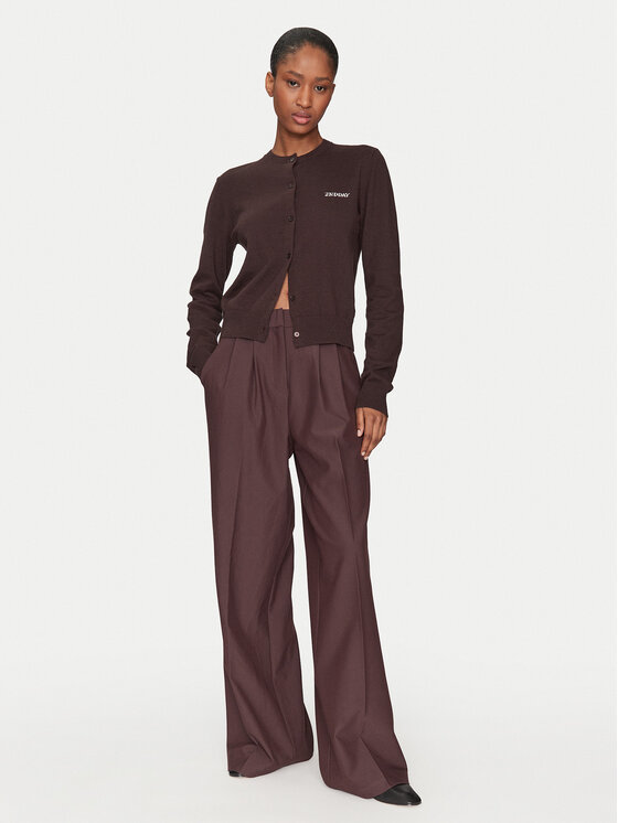 2NDDAY 2NDDAY Pantaloni di tessuto Miles 2251160151 Marrone Loose Fit