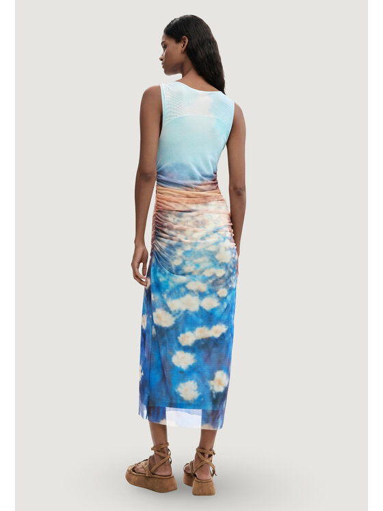 Desigual Desigual Kasdieninė suknelė VEST_VERMONT Mėlyna Casual Fit