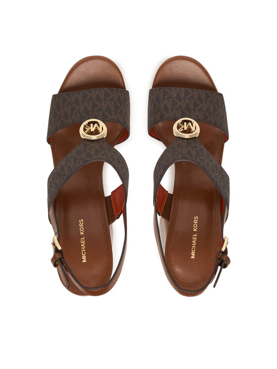 MICHAEL Michael Kors MICHAEL Michael Kors Босоніжки Erin Platform 40S6ERHS1B Коричневий