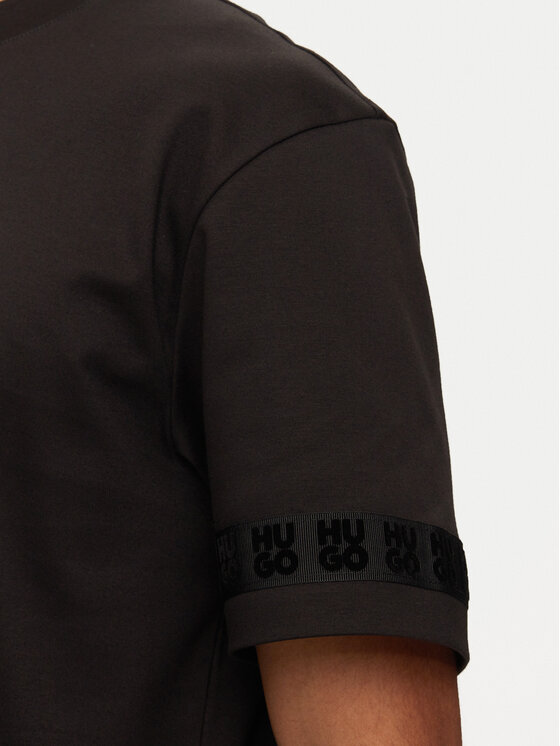 HUGO Hugo T-särk 50521438 Must Regular Fit