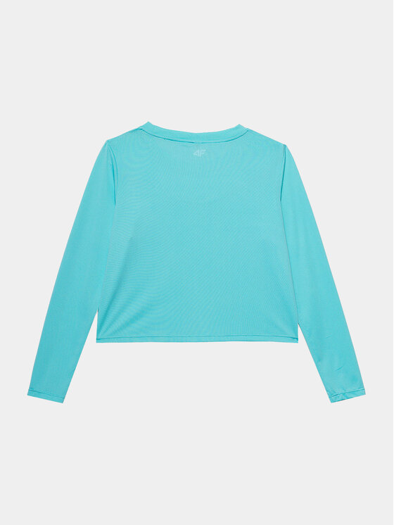 4F 4F Koszulka techniczna 4FWSS24TFLOF218 Niebieski Regular Fit