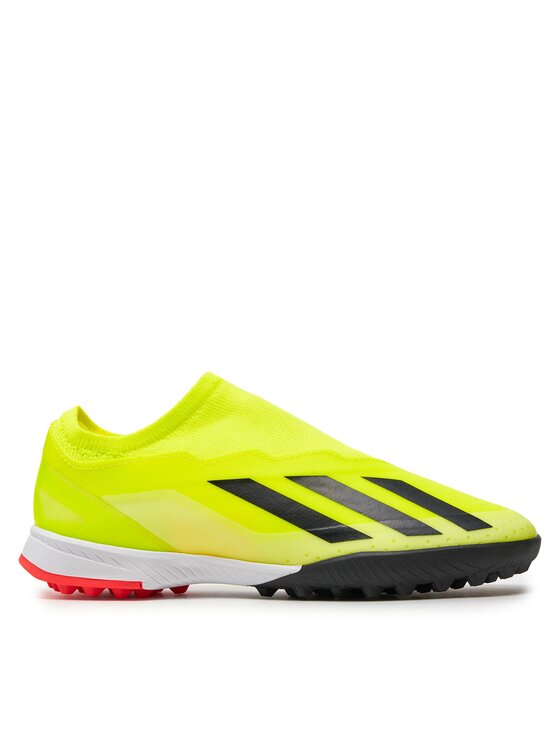 adidas Futbola apavi X Crazyfast League Laceless Turf Boots IF0686 Dzeltens