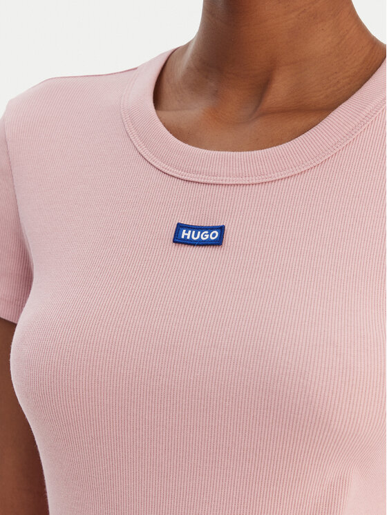 HUGO HUGO T-särk Easy 50523924 Roosa Slim Fit