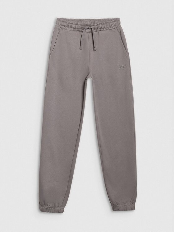 4F 4F Pantaloni da tuta 4FJRAW25TTROM1634-22S Nero Regular Fit