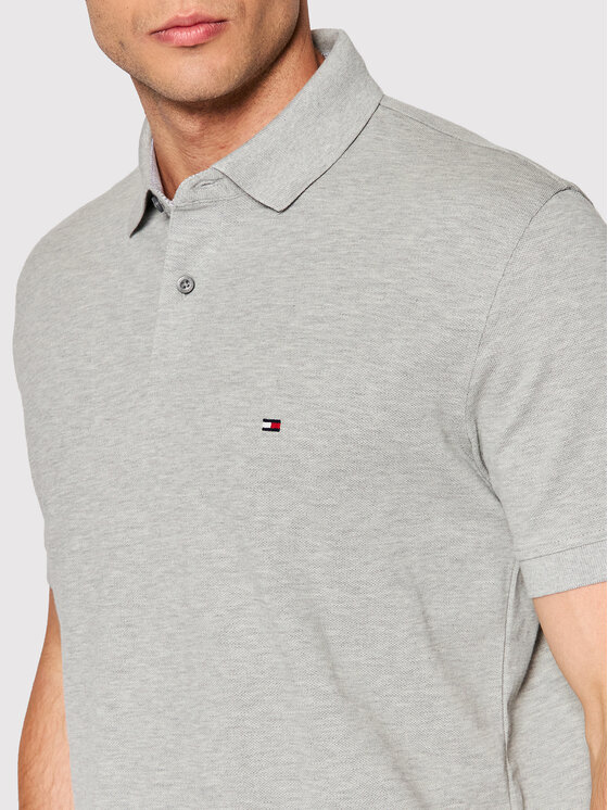 Tommy Hilfiger Tommy Hilfiger Polo 1985 MW0MW17770 Γκρι Regular Fit