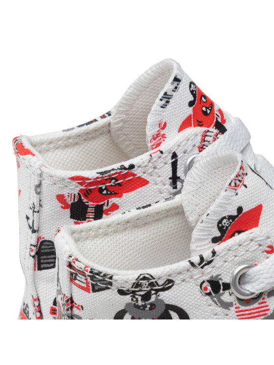 Converse Converse Tornacipő Chuck Taylor All Star Pirate 372874C Fehér