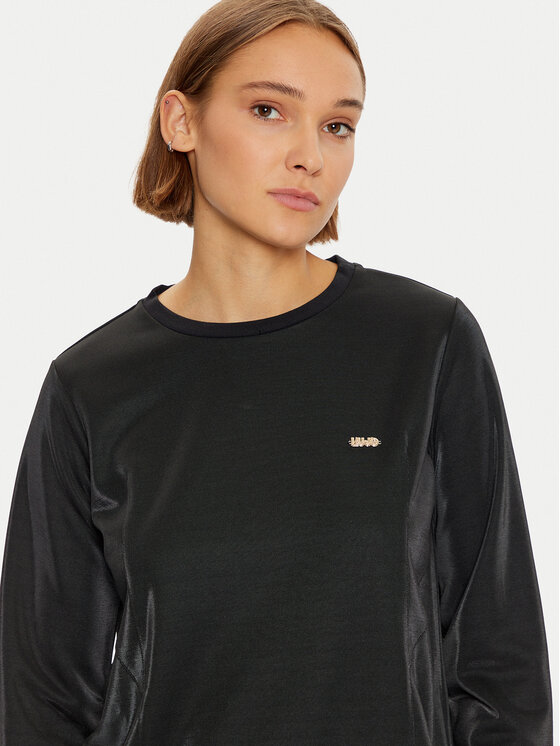 Liu Jo Sport Liu Jo Sport Μπλούζα TF4257 J4751 Μαύρο Regular Fit