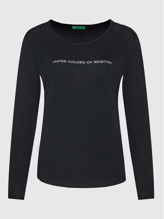 United Colors Of Benetton United Colors Of Benetton Μπλουζάκι 3GA2E16G0 Μαύρο Regular Fit