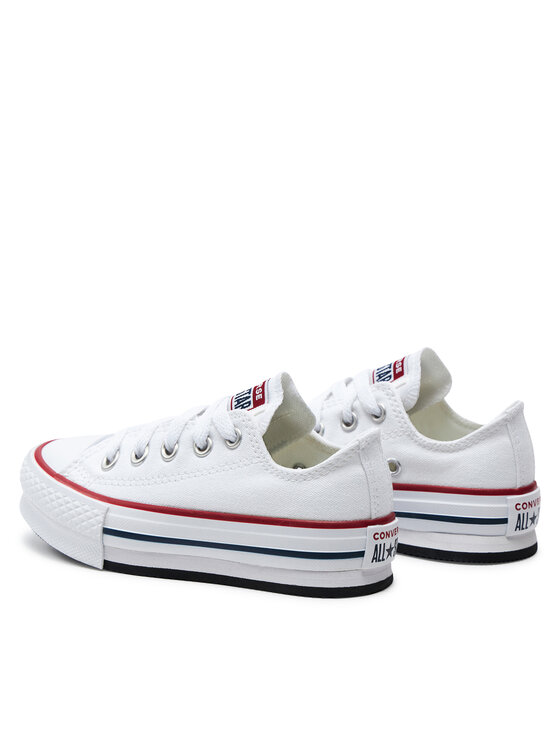 Converse Converse Plátěnky Chuck Taylor All Star Eva Lift Canvas Platform 372862C Bílá