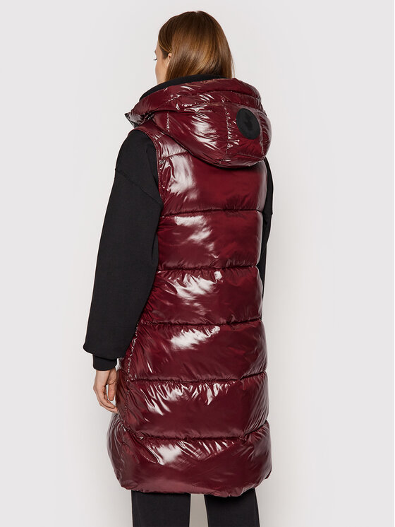 Save The Duck Save The Duck Weste D80302W LUCK13 Dunkelrot Regular Fit