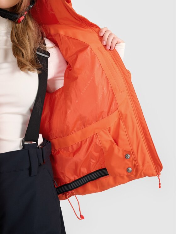 4F 4F Giacca da sci 4FWAW25TTJAF0808-62S Rosso Regular Fit