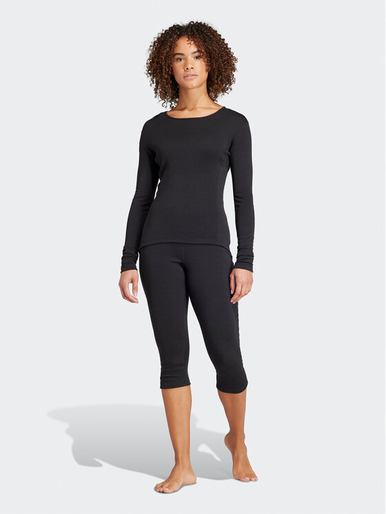 adidas adidas Leggings Xperior Merino 260 HZ8537 Nero Tight Fit