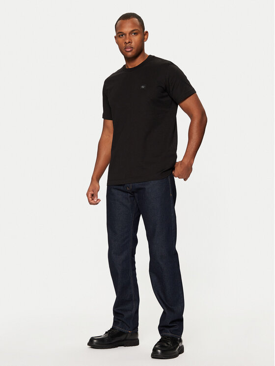 Calvin Klein Jeans Calvin Klein Jeans Tričko J30J327100 Čierna Regular Fit