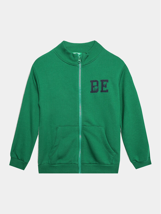 United Colors Of Benetton Bluză 3PANG5029 Verde Regular Fit