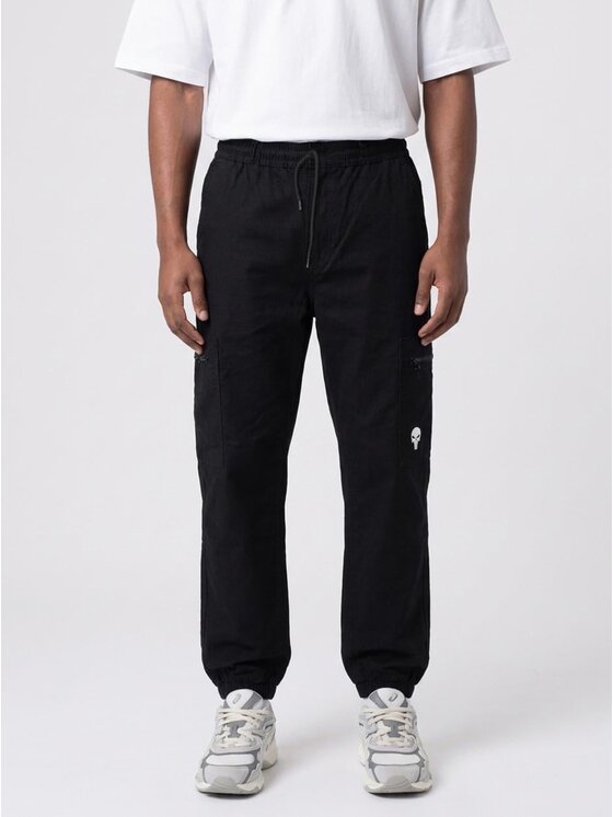 Marvel Marvel Joggery Punisher 132401 Czarny Regular Fit