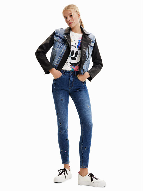 Desigual Desigual Traper jakna 23SWED49 Plava Regular Fit