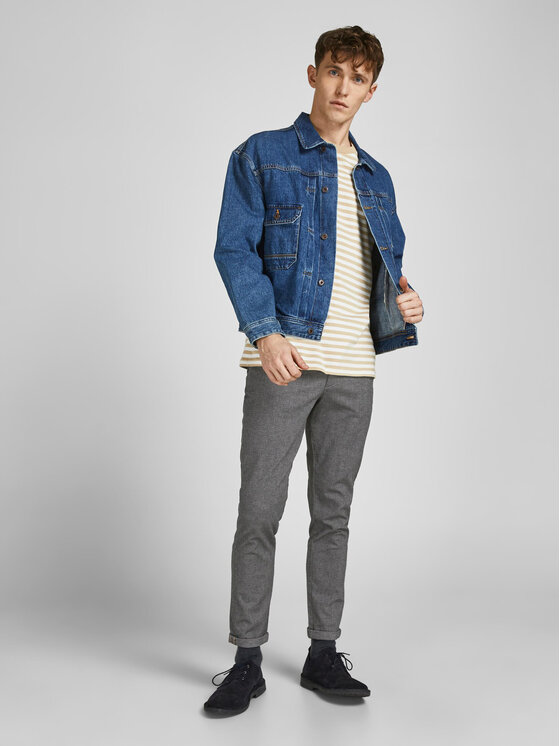 Jack&Jones Jack&Jones Čino bikses Marco 12206198 Pelēks Slim Fit