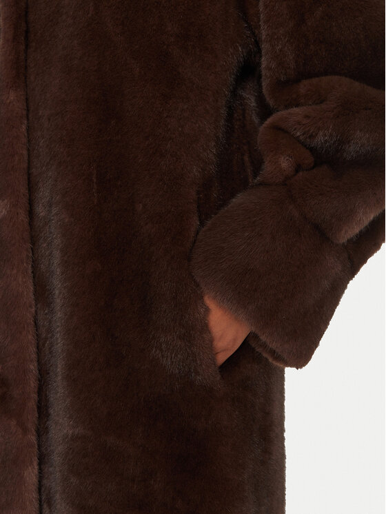 Luisa Spagnoli Luisa Spagnoli Pelliccia Savelli 542439 Marrone Loose Fit