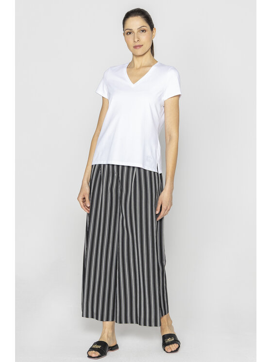 Deni Cler Milano Deni Cler Milano Spodnie materiałowe W-DC-5251-E2-C9-95-1 Czarny Loose Leg