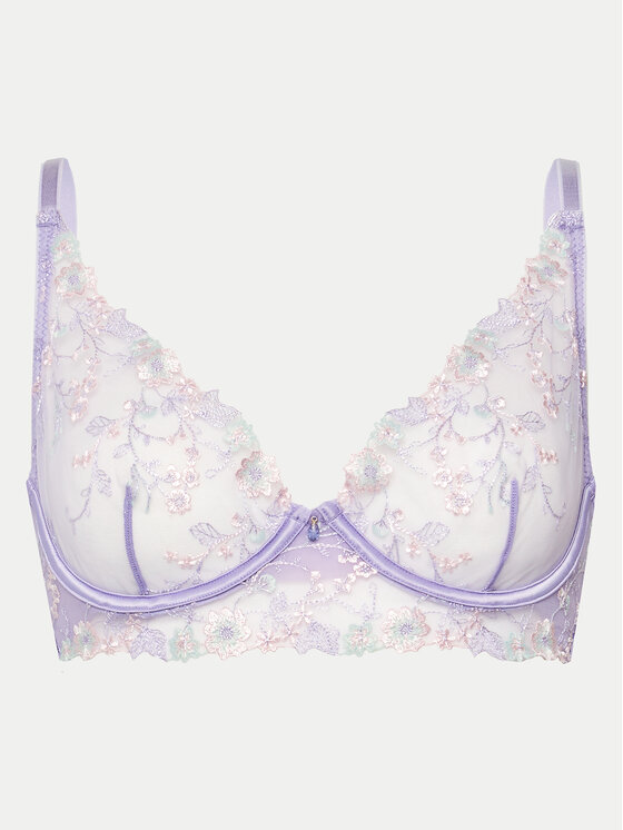 Hunkemöller Hunkemöller Podprsenka s kosticemi Lillia 205399 Fialová