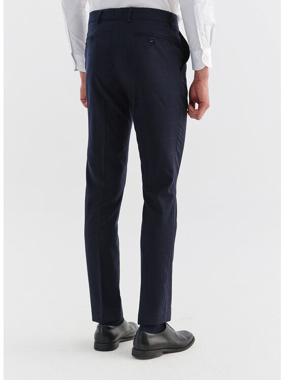 Pako Lorente Pako Lorente Spodnie garniturowe P000B-6G-003 Granatowy Slim Fit