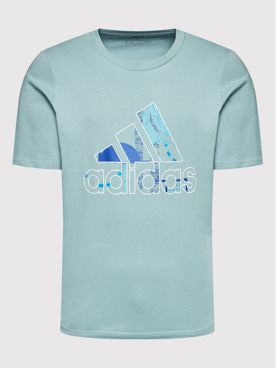 adidas T shirt M Art Bos G T HE4824 Blu Regular Fit Modivo