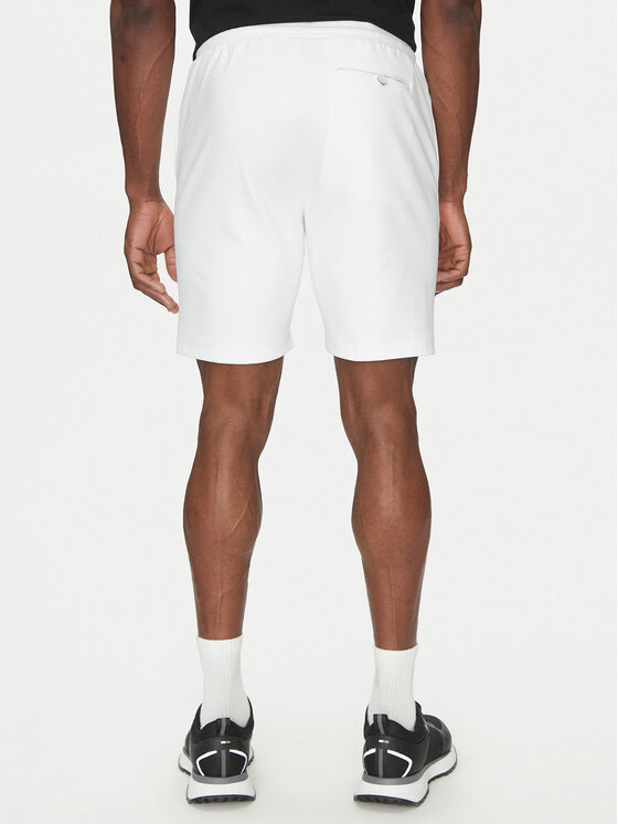 BOSS BOSS Sportske kratke hlače 50537819 Bijela Regular Fit