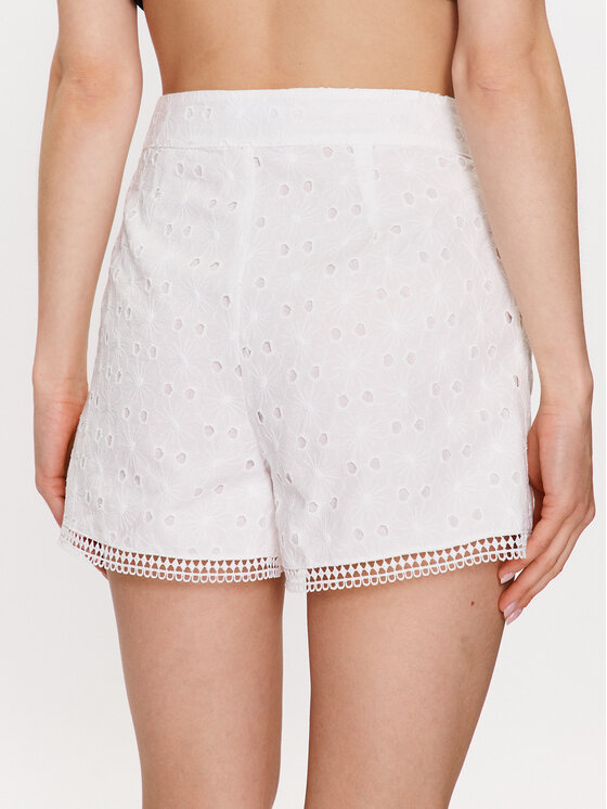 Rage Age Rage Age Шорти з тканини Nevis Білий Regular Fit