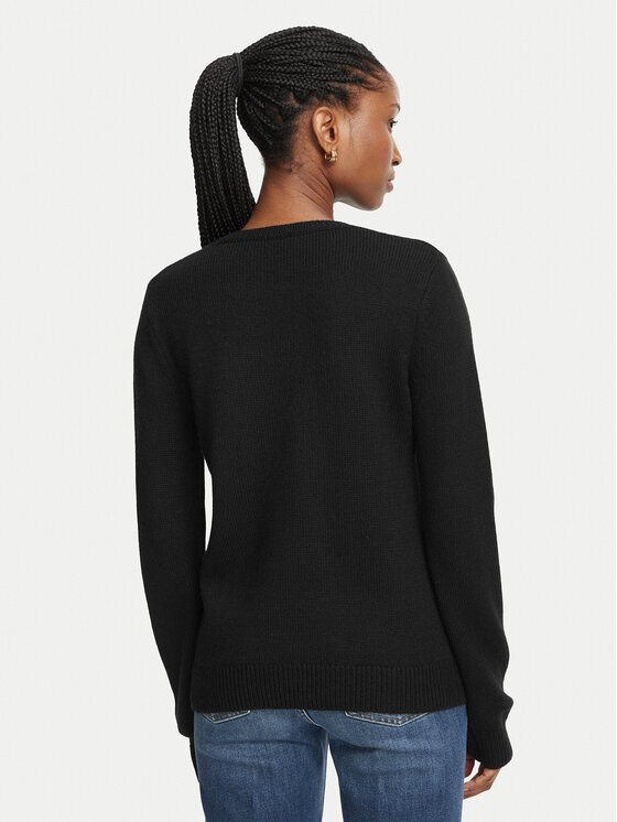 Liu Jo Sport Liu Jo Sport Sweter TF6160 MA22S Czarny Regular Fit