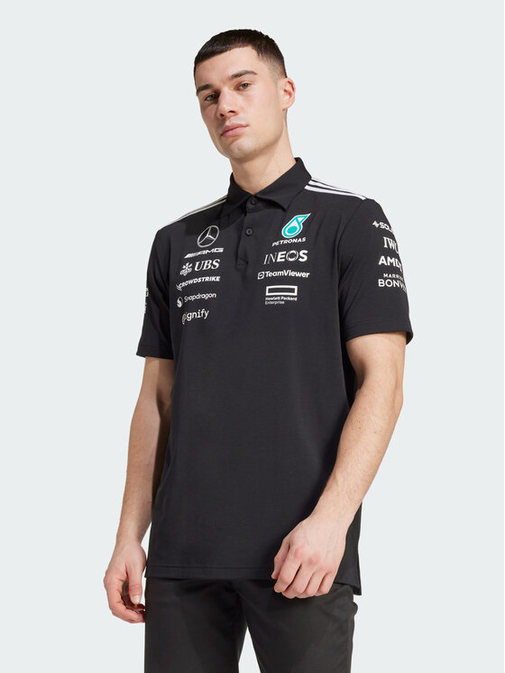adidas adidas Polo 147999 Czarny Regular Fit