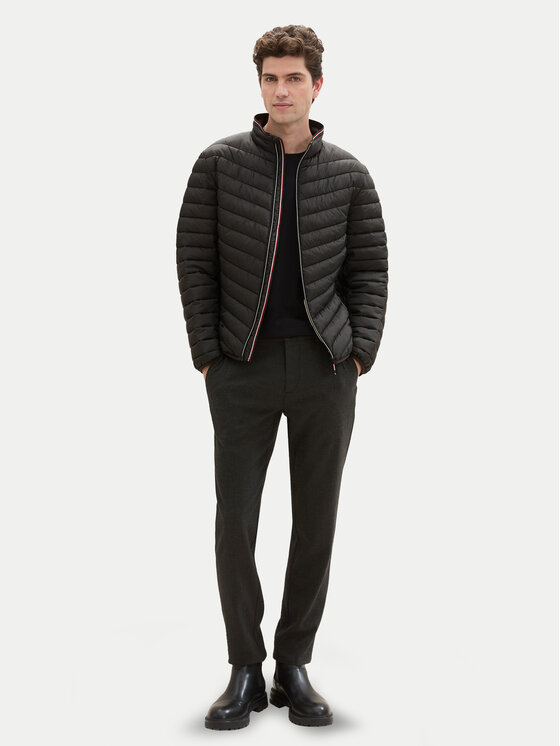 Tom Tailor Tom Tailor Μπουφάν μεταβατικό 1041311 Μαύρο Regular Fit