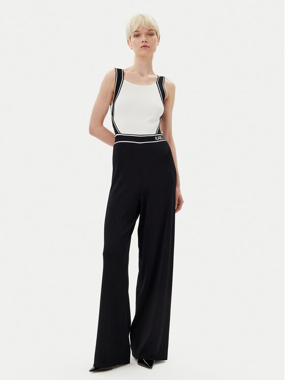 KARL LAGERFELD KARL LAGERFELD Гащеризон A2W13021 Черен Slim Fit