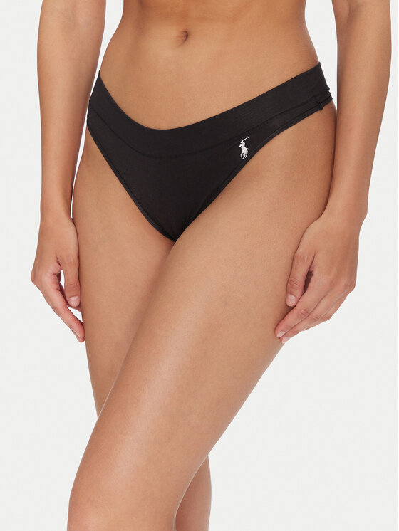 Stringi Polo Ralph Lauren, Rozmiar L, Czarne, 4P0511