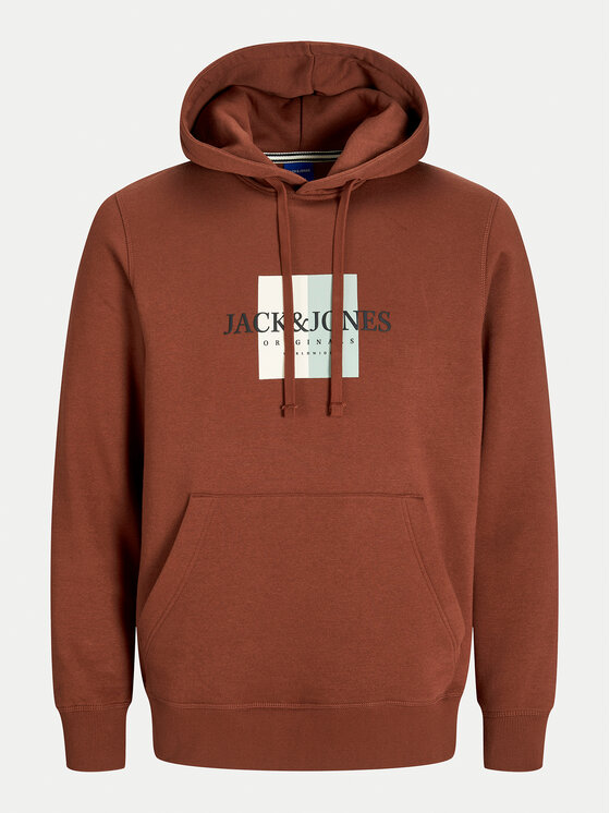 Jack&Jones Jack&Jones Majica dugih rukava 12262513 Smeđa Regular Fit