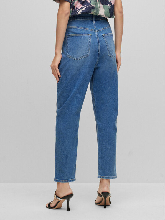BOSS Boss Jeans hlače 50492789 Modra Regular Fit