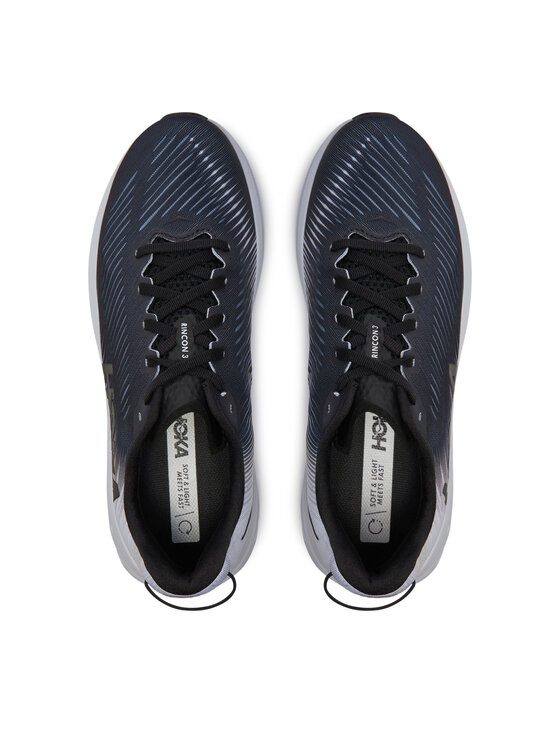 Hoka Hoka Маратонки за бягане Rincon 3 Wide 1121370 Черен