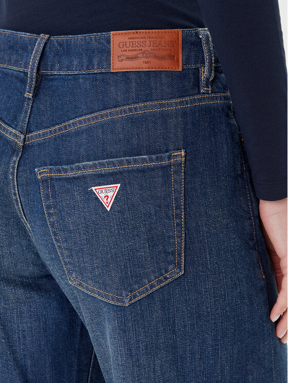 Guess Jeans Guess Jeans Jeansy W5BA2Y D0026 Granatowy Regular Fit