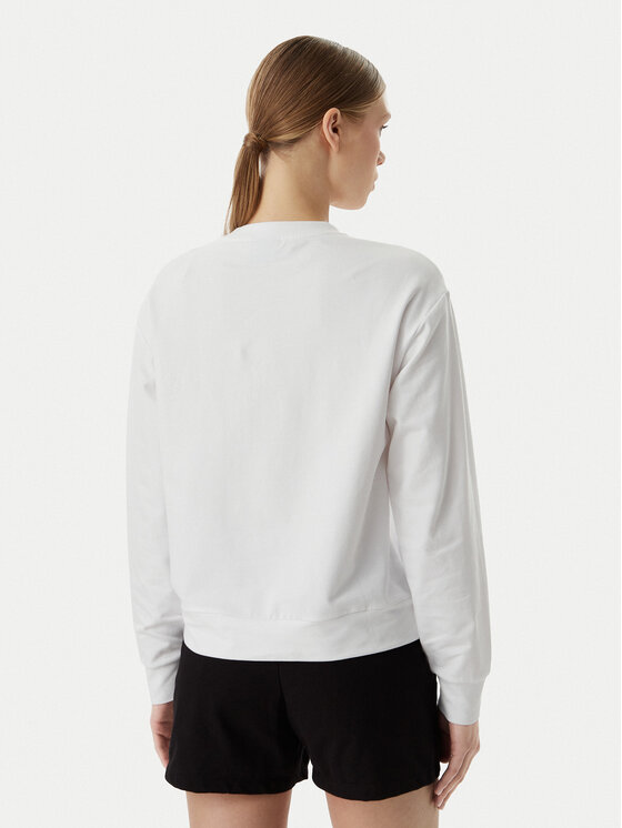 EA7 Emporio Armani EA7 Emporio Armani Set bluză și pantaloni scurți sport 7W000974 AF13135 M0003 Alb Regular Fit
