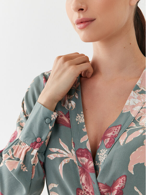 Vero Moda Vero Moda Haljina za svaki dan Easy Laurel 10297341 Zelena Regular Fit