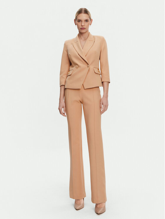 ARTIGLI ARTIGLI Hlače iz tkanine ACPA000912 Roza Regular Fit