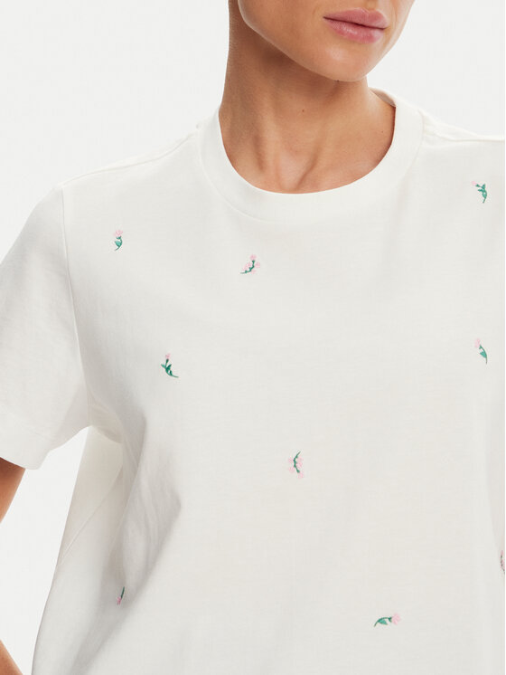 Vero Moda Vero Moda T-Shirt 10325318 Biały Regular Fit