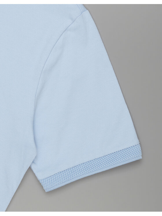 Borgio Borgio Polo matteo_01 Niebieski Classic Fit