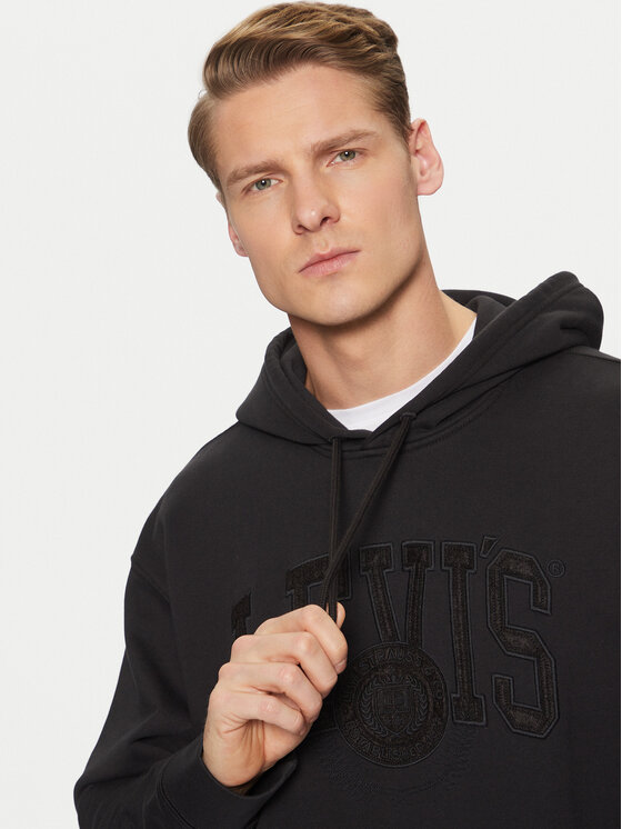 Levi's® Levi's® Mikina Graphic 38479-0345 Černá Relaxed Fit