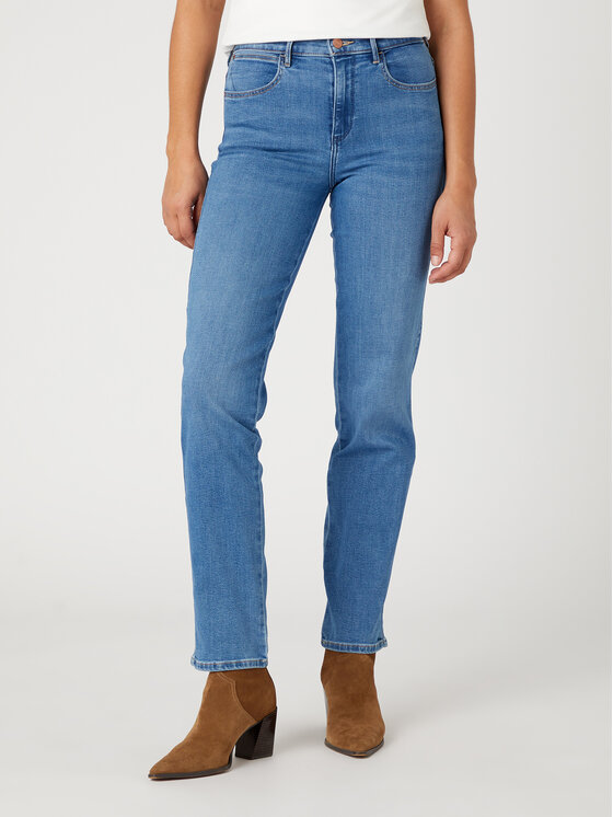 Wrangler Jeans hlače Straight 658 W26RCY37N 112332359 Modra Regular Fit