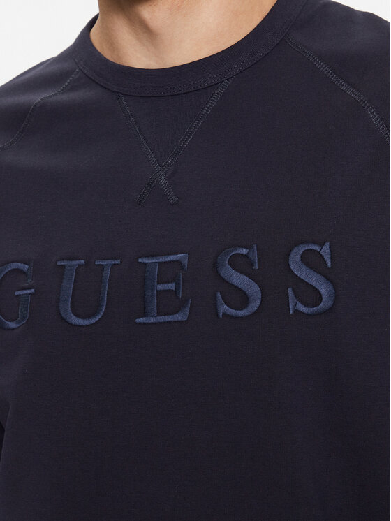 Guess Guess Bluză U3YQ01 KBS91 Bleumarin Regular Fit
