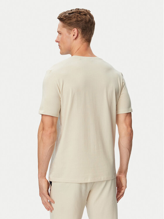 BOSS BOSS T-shirt Mix&Match 50515312 Krem Regular Fit